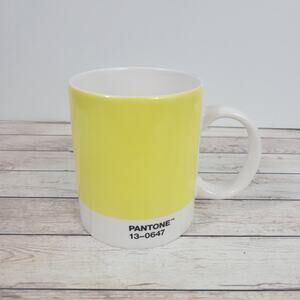 Copenhagen Design Pantone Mug Yellow Grey 13-0647